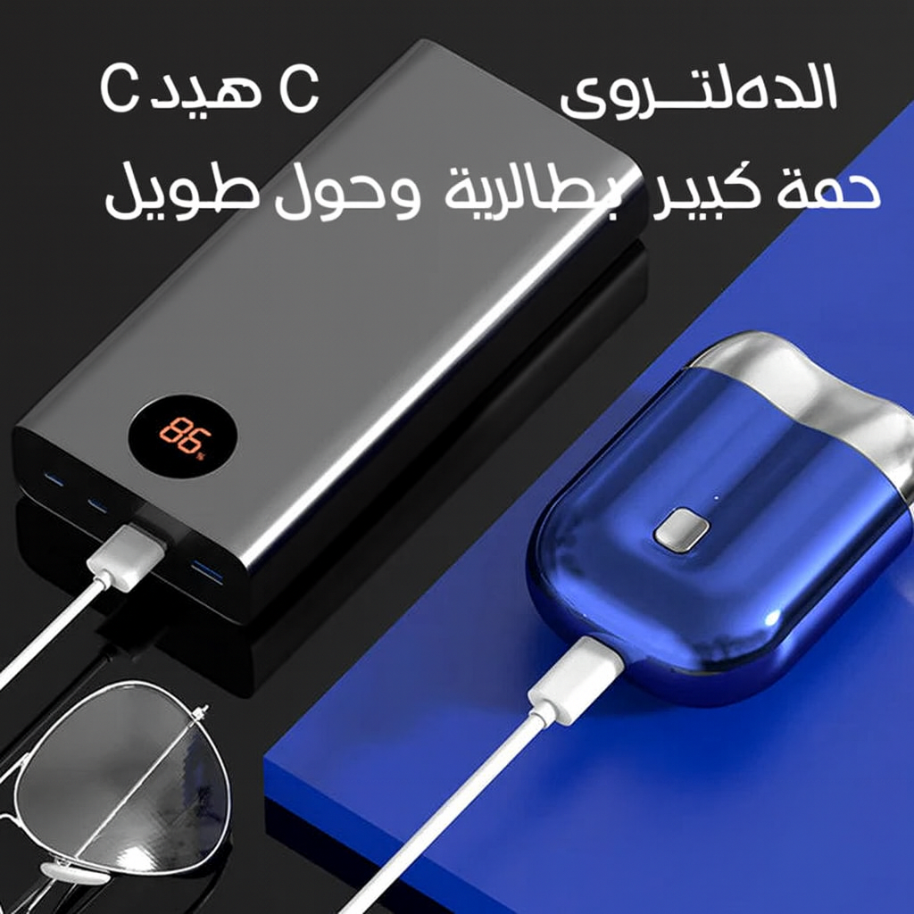 🔥2025 Hot Sale🔥 Mini Double Head Electric Shave (ماكينة حلاقة كهربائية صغيرة برأسين)