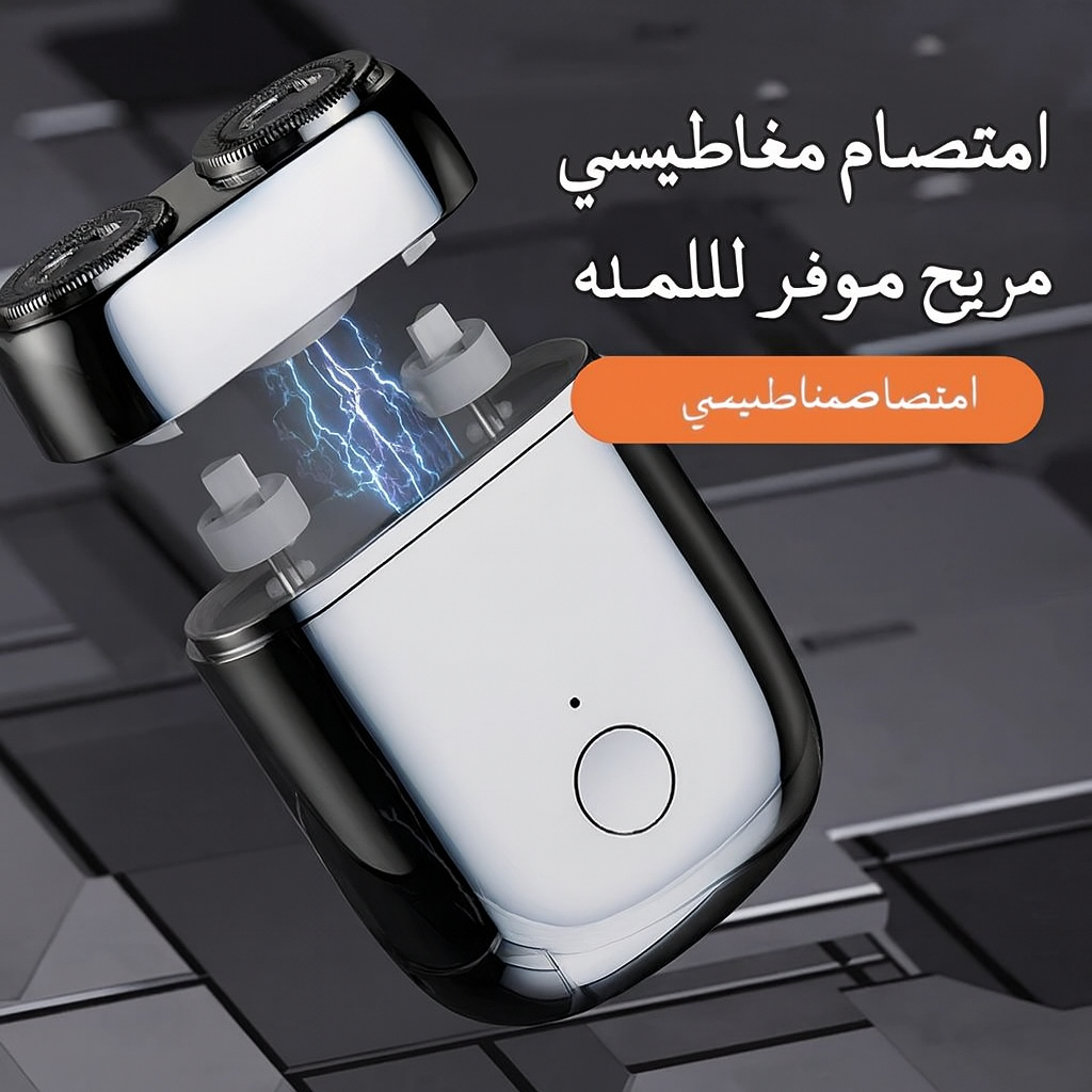 🔥2025 Hot Sale🔥 Mini Double Head Electric Shave (ماكينة حلاقة كهربائية صغيرة برأسين)