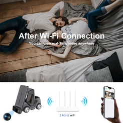 WiFi 3-in-1 Wireless Charging Stand with Hidden Camera