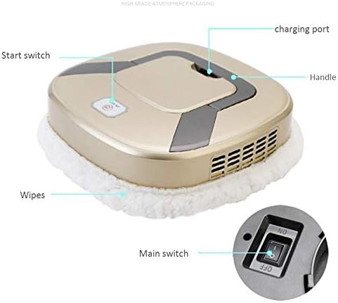 ing Robot Household Automatic Mopping Machine Intelligent Vacuum Cleaner Cleaning Appliances,Golden