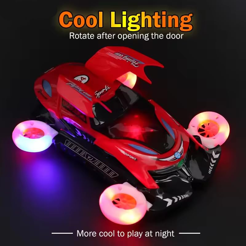 Spinning Car With Lights and Sounds Rotating Car Boys Kids Toy