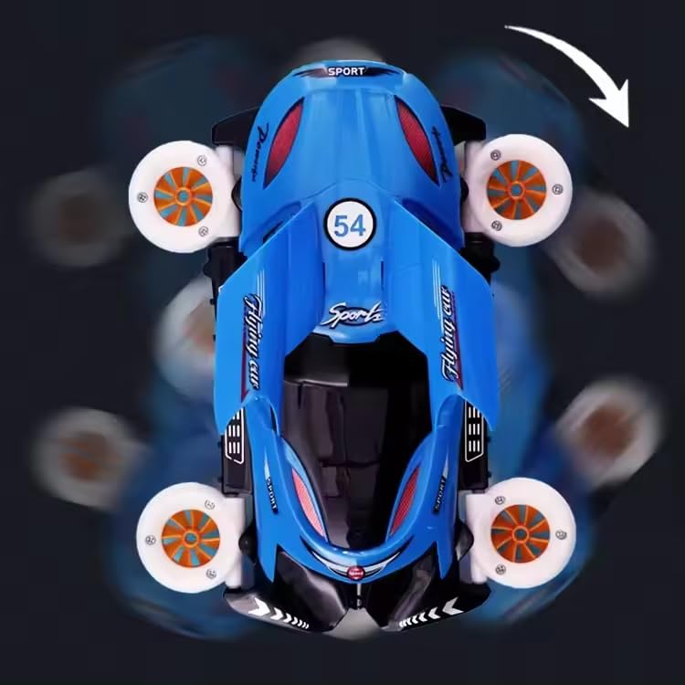 Spinning Car With Lights and Sounds Rotating Car Boys Kids Toy