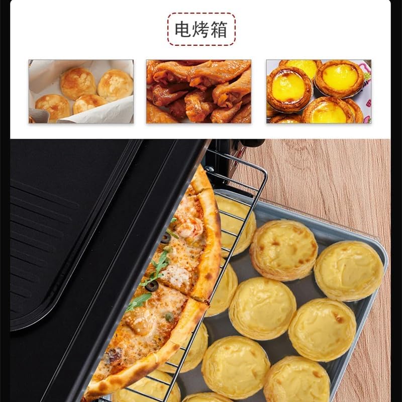 3-in-1 Multifunctional Breakfast Maker: 1250W with Drip Coffee Machine, Oven, and Top Tray for Frying and Warming