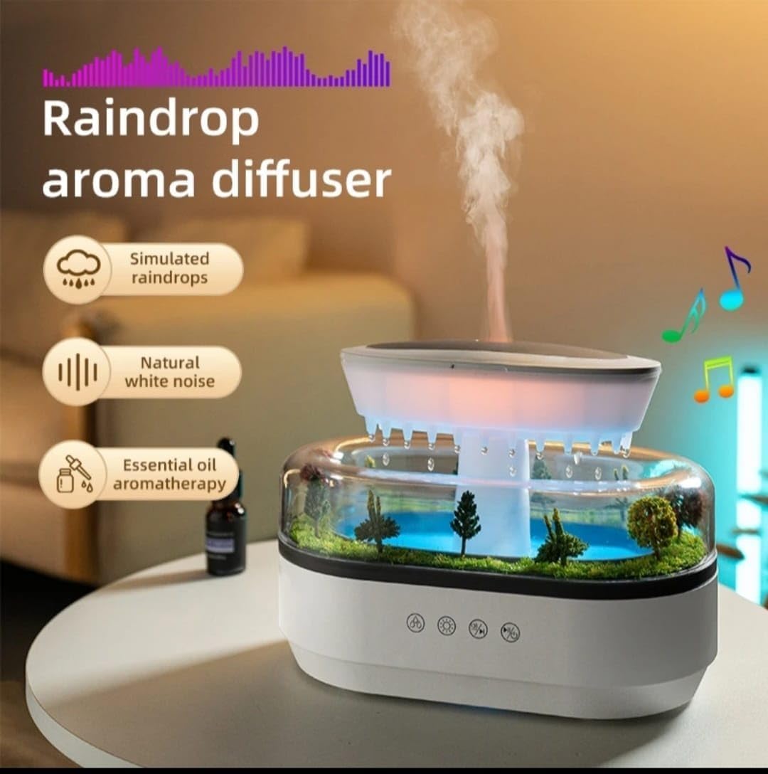 Raindrop Air Humidifier Essemtial Oil Diffuser