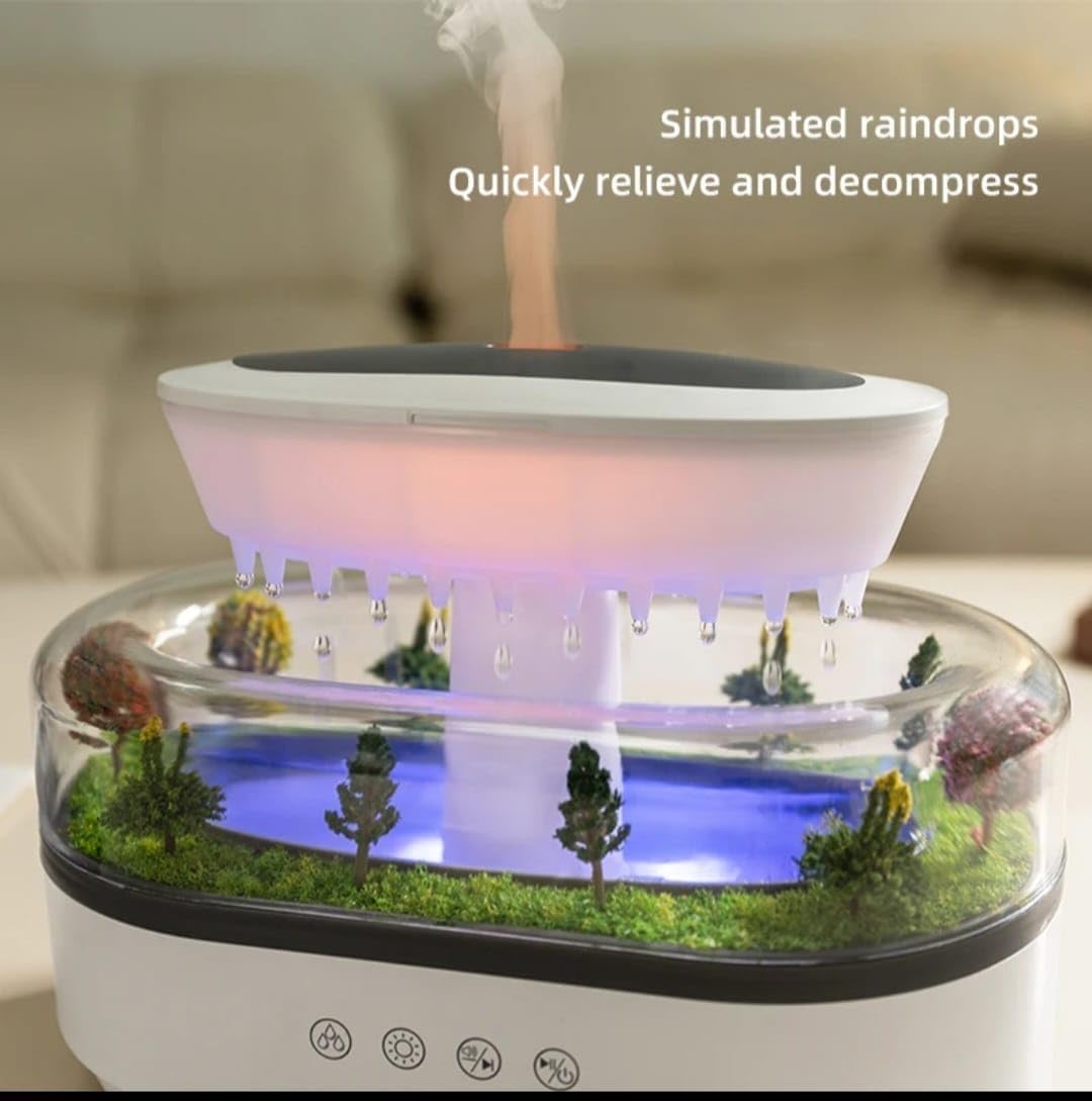Raindrop Air Humidifier Essemtial Oil Diffuser
