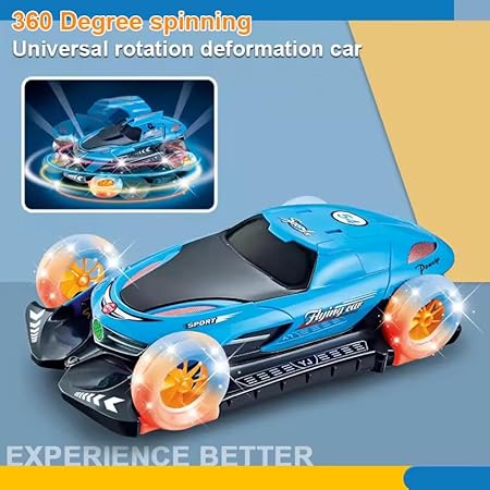 Spinning Car With Lights and Sounds Rotating Car Boys Kids Toy