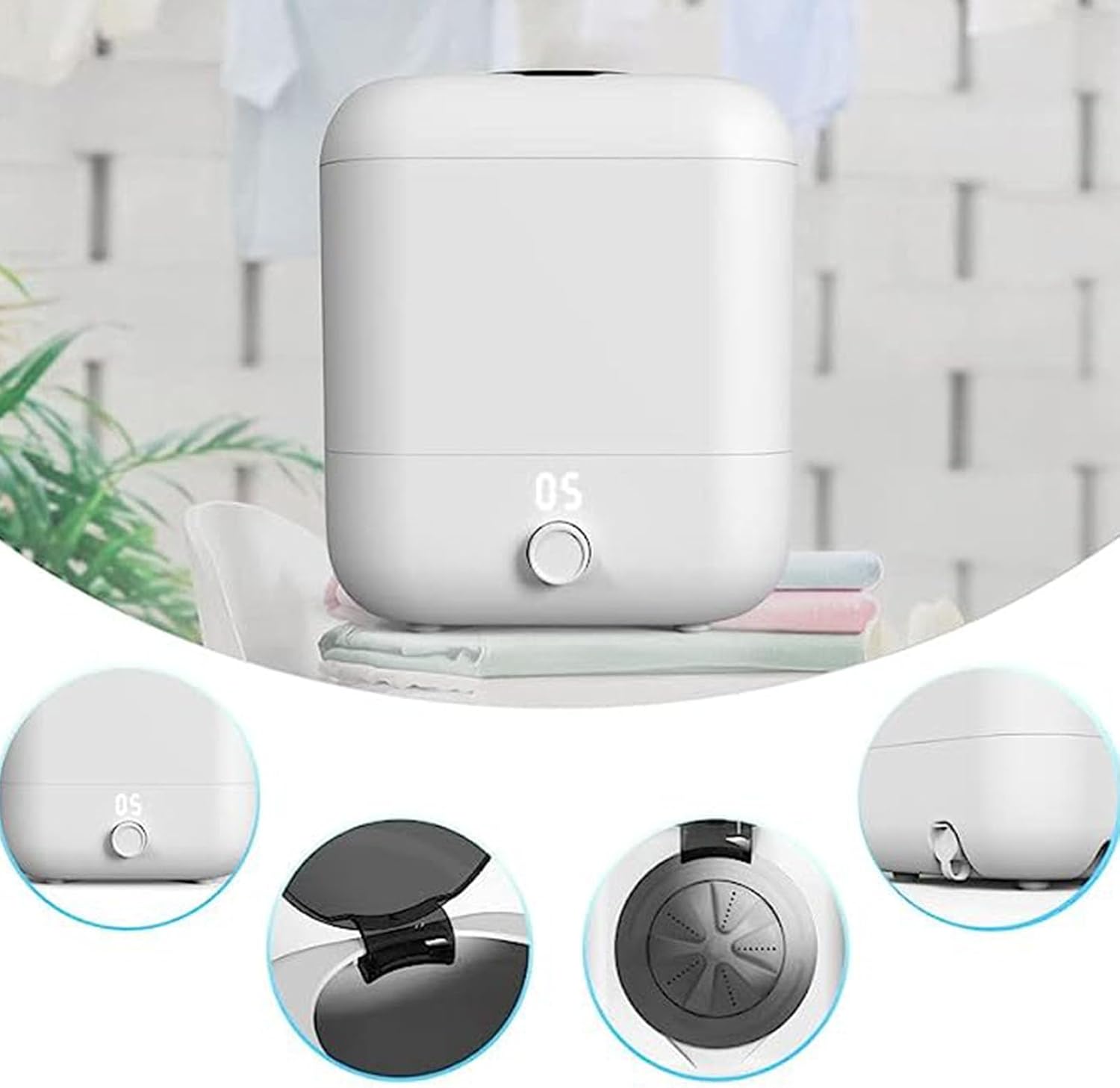 Mini Portable Washing Machine 5L High Capacity