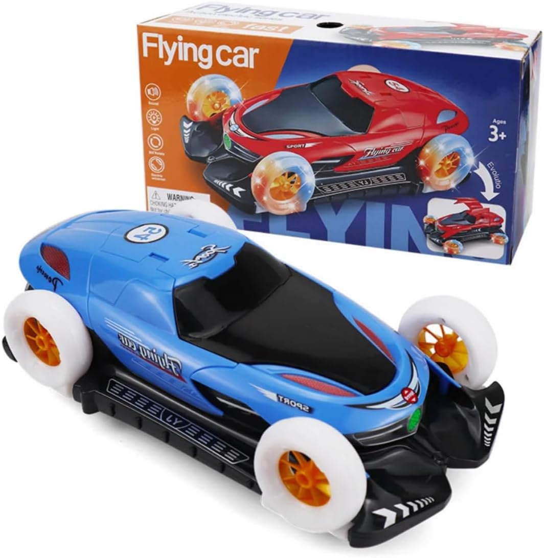 Spinning Car With Lights and Sounds Rotating Car Boys Kids Toy