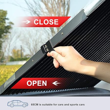 OYEFLY Retractable Windshield Sun Shade for Car