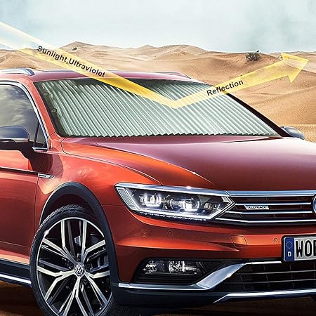 OYEFLY Retractable Windshield Sun Shade for Car