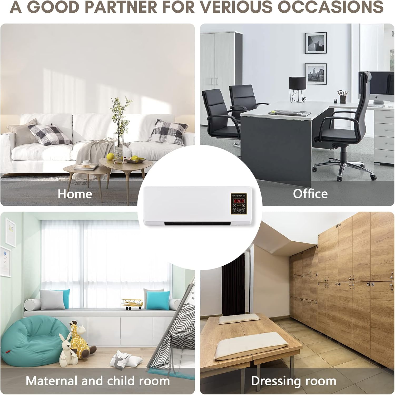 2in1 Electric Heater Air Conditioner