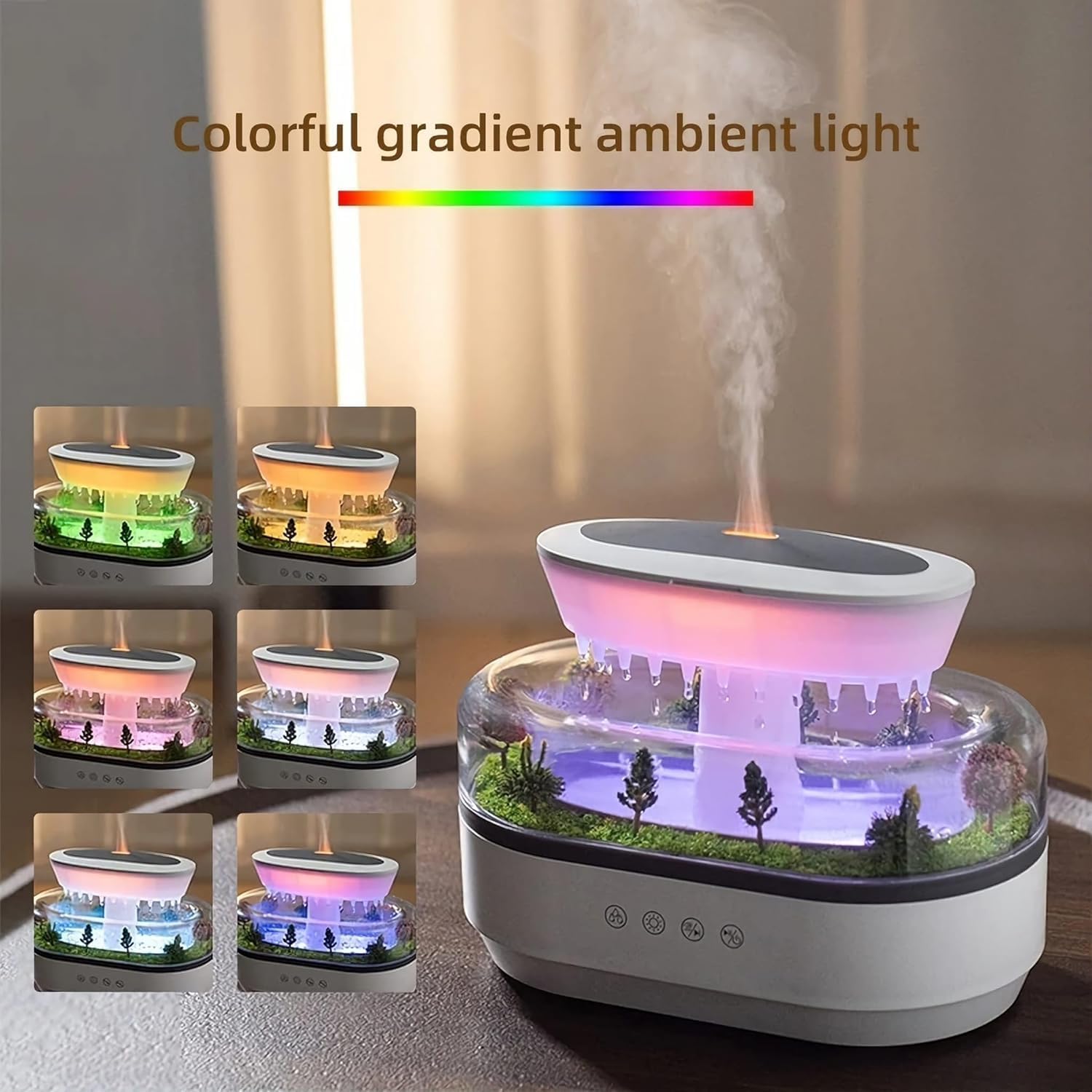 Raindrop Air Humidifier Essemtial Oil Diffuser
