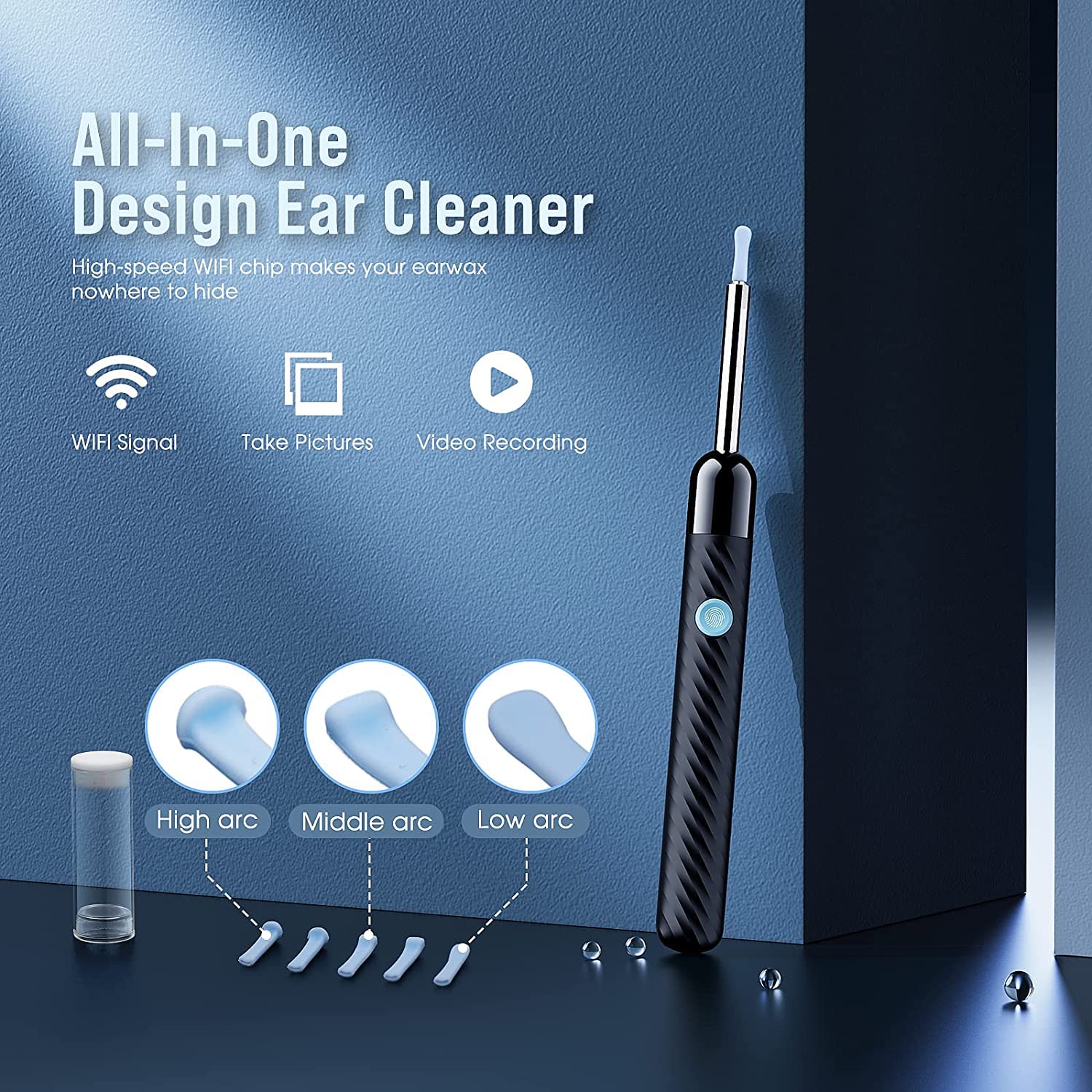 Wireless Ear Wax Removal Kit with Camera & Light