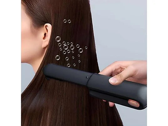 2-in-1 Ionic Straightening Comb and Curling Iron Cordless