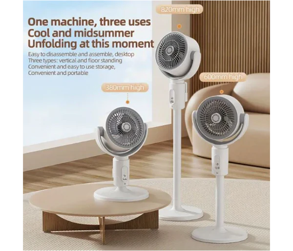 3 in 1 Portable Movable Air Circulation Fan