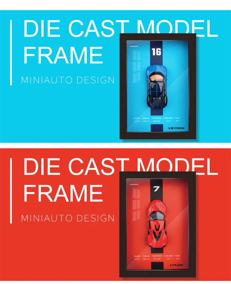 1:32 Photo Frame Version Alloy Metal Sports Car