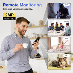 WiFi 3-in-1 Wireless Charging Stand with Hidden Camera