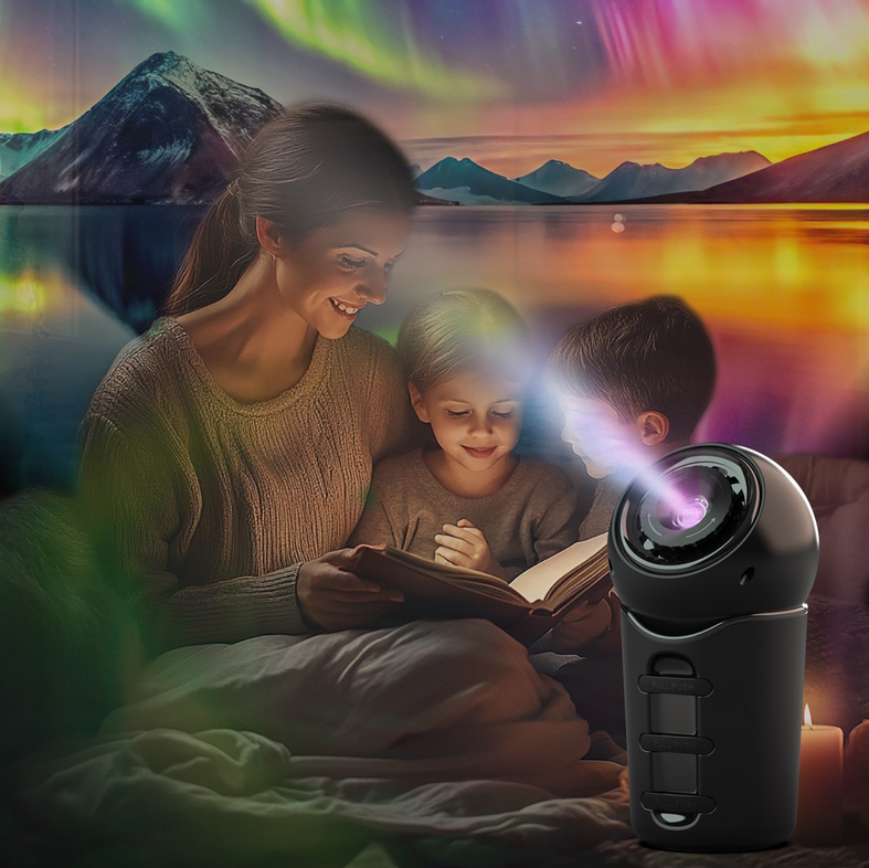 12in1 Planetarium Galaxy Starry Sky Projector Night Light Rotating Star LED Lamp