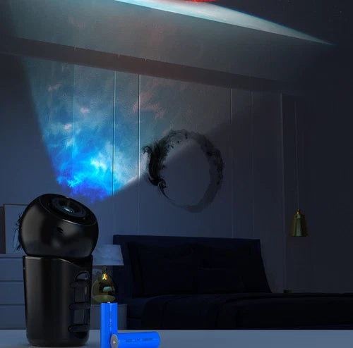 12in1 Planetarium Galaxy Starry Sky Projector Night Light Rotating Star LED Lamp